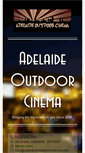 Mobile Screenshot of adelaideoutdoorcinema.com