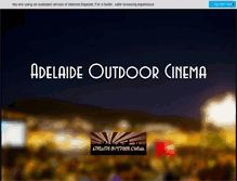 Tablet Screenshot of adelaideoutdoorcinema.com